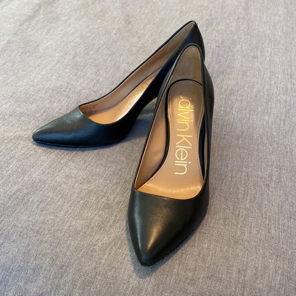 Calvin Klein black heels